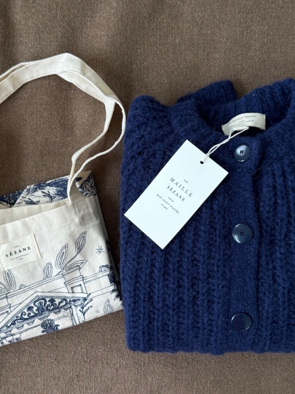 Brand New Sezane Emile Cardigan - Picture 2 of 6